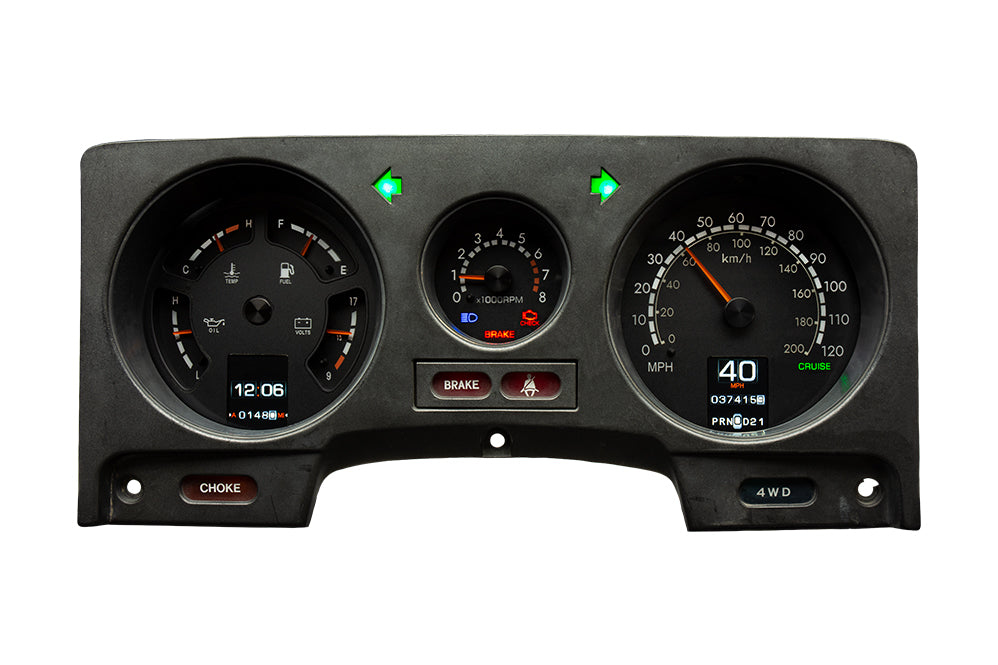 Dakota Digital - Instrument Gauge Cluster - RTX Series - FJ60 1980-1987