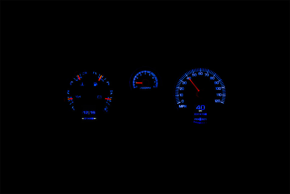 Dakota Digital - Instrument Gauge Cluster - RTX Series - FJ62 1988-1990