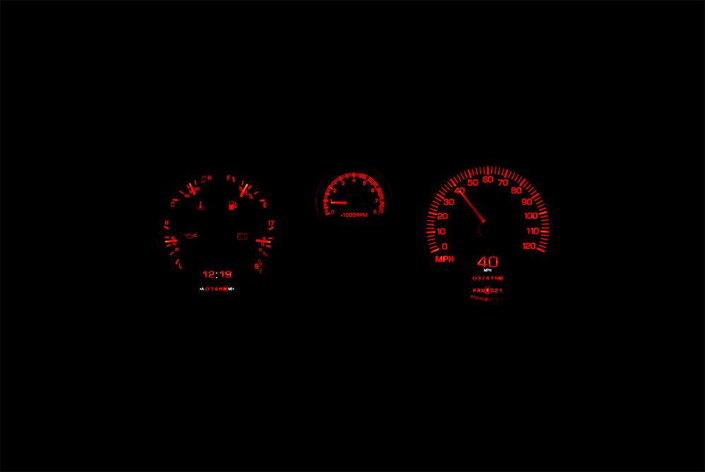 Dakota Digital - Instrument Gauge Cluster - RTX Series - FJ62 1988-1990