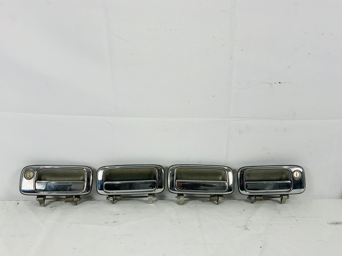 Used - Outer Door Handle Set Chrome - FJ80 1990-1998