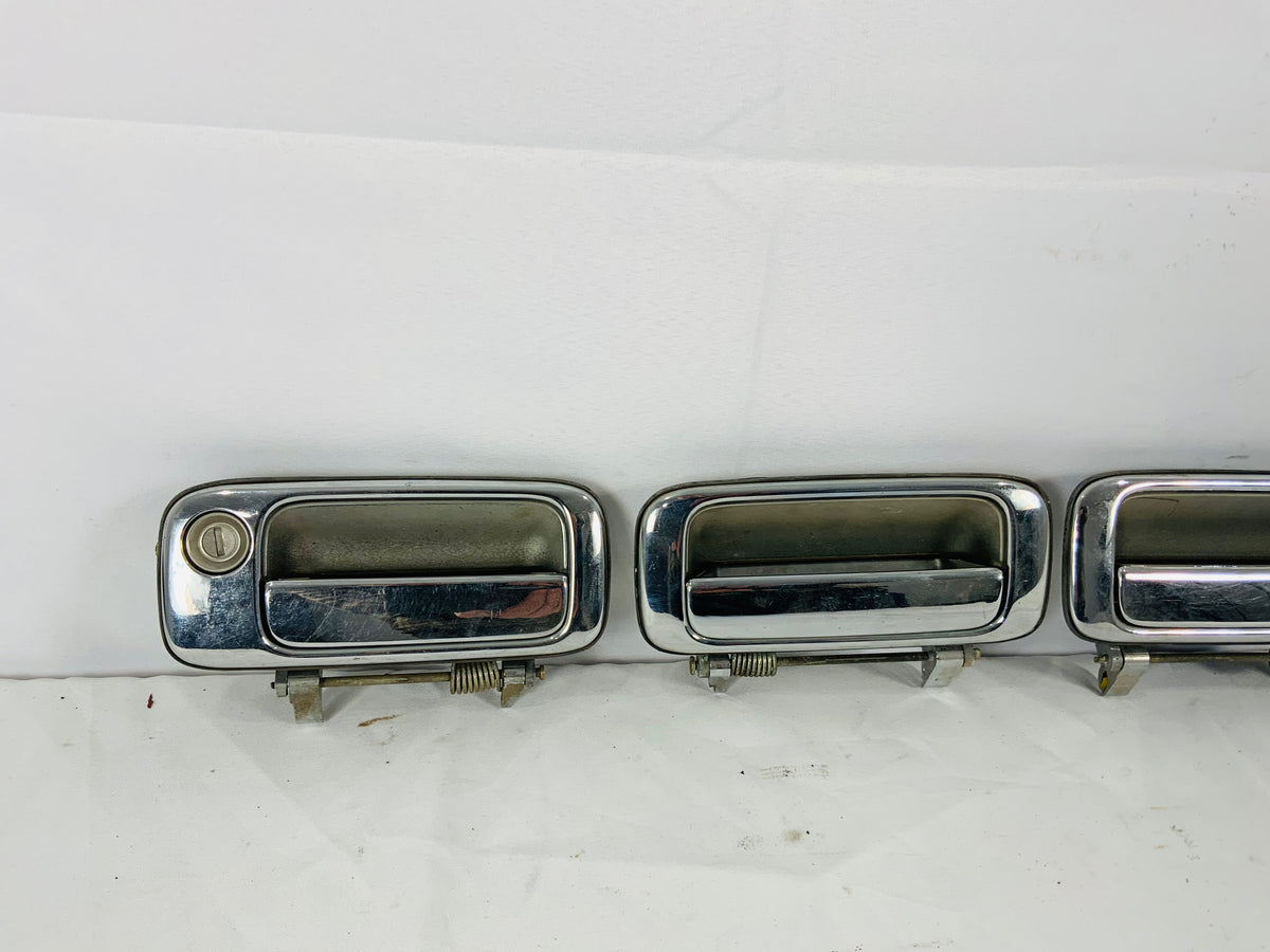 Used - Outer Door Handle Set Chrome - FJ80 1990-1998