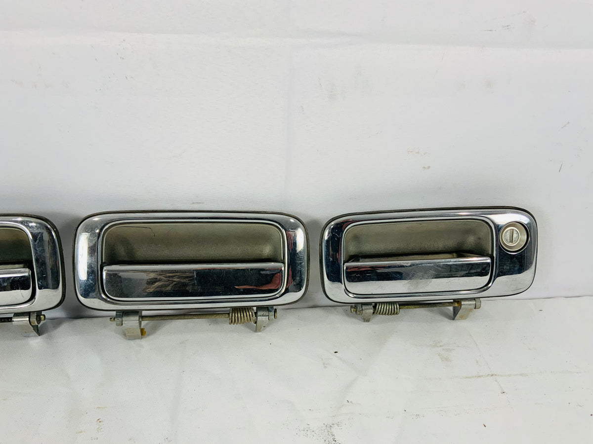 Used - Outer Door Handle Set Chrome - FJ80 1990-1998