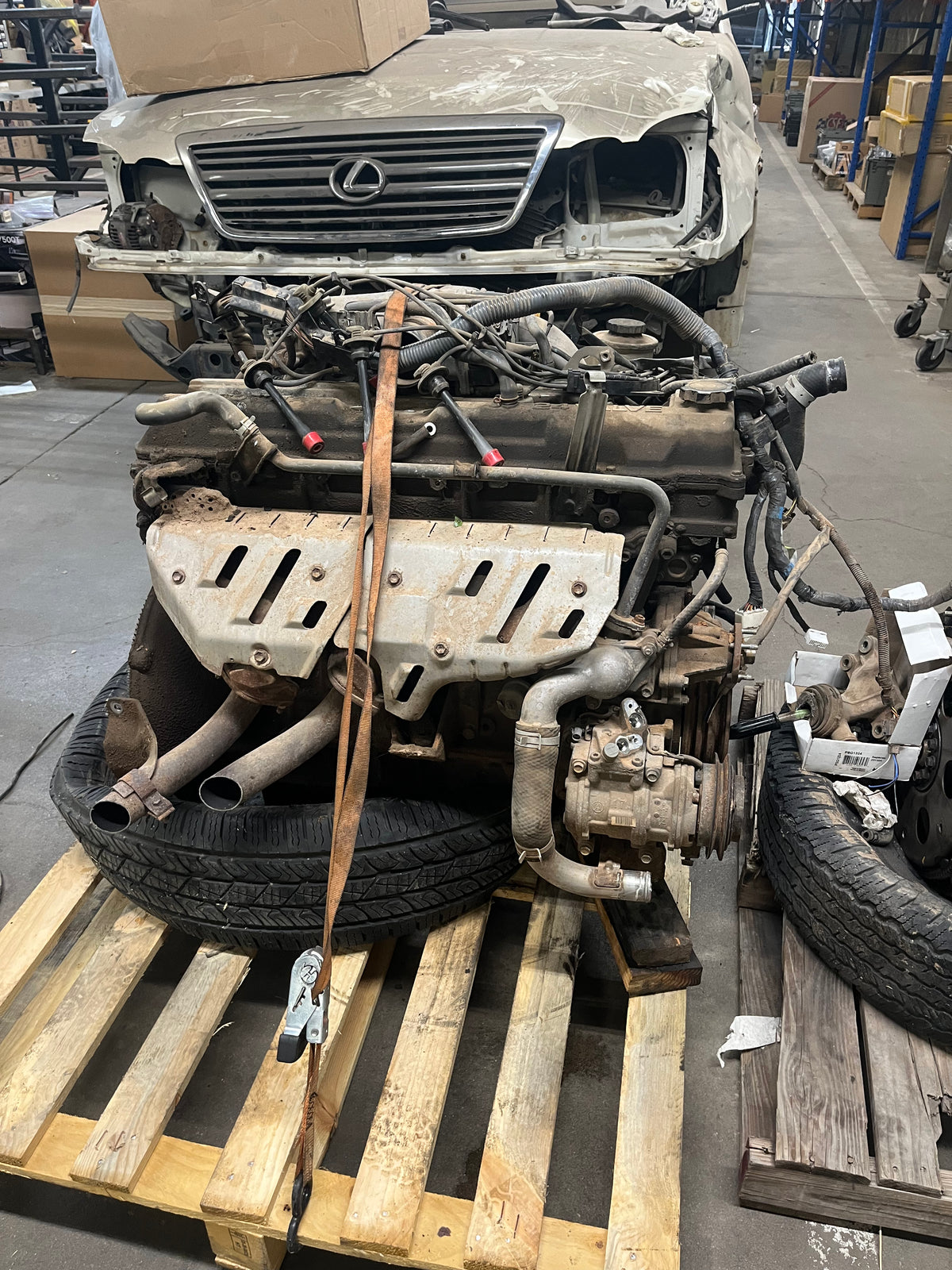 Used - 1FZ Engine (Low Mileage) - FJ80, LX450 1992-1998