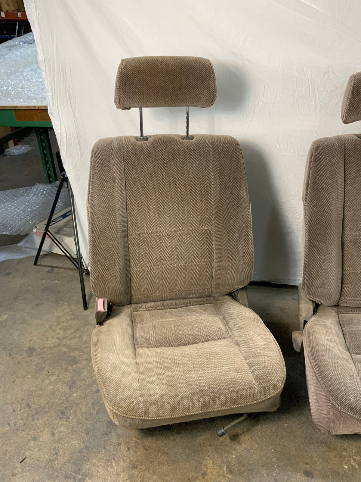 Used - Seat Set Brown Cloth (First and Second Row) - FJ80 1993-1994