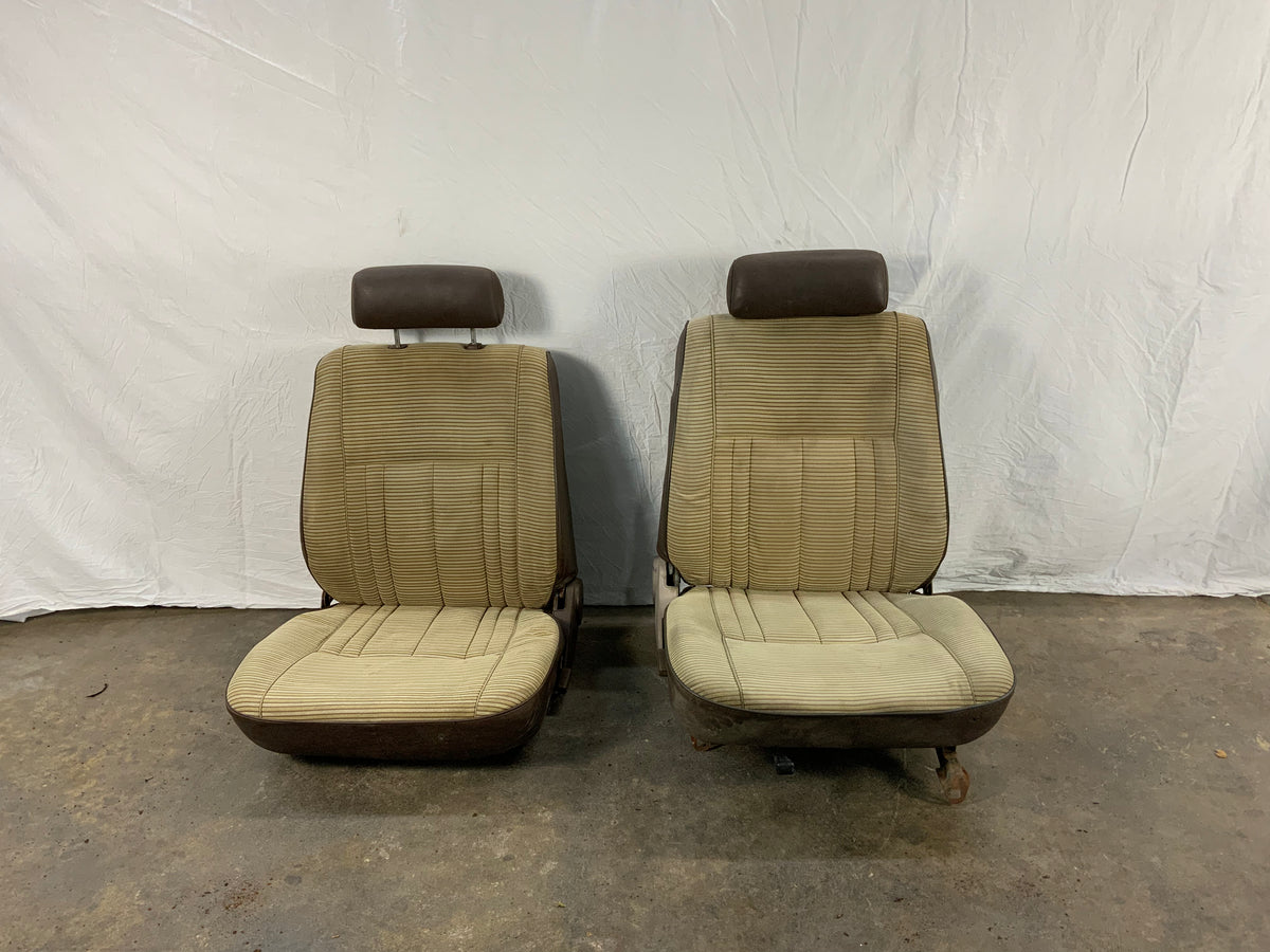 Used - Front Seat Pair (Yellow and Brown) - FJ60 1980-1987
