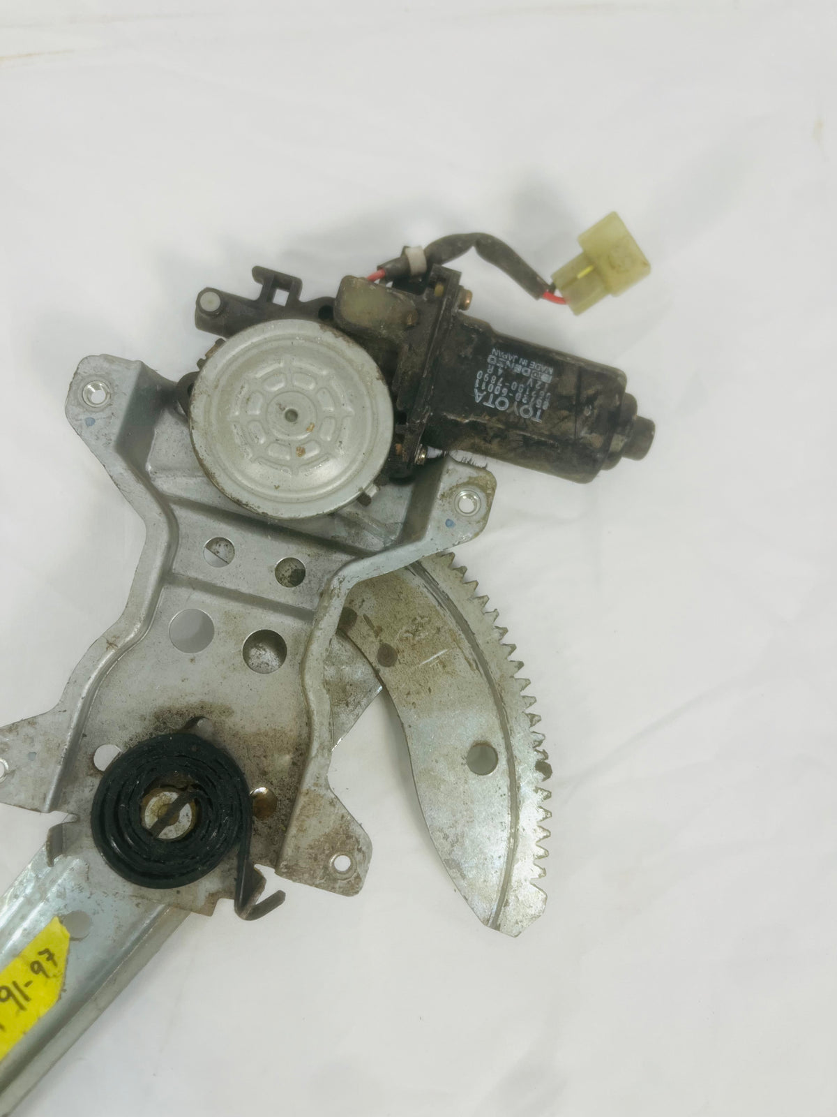 Used - Window Regulator &amp; Motor Left Front - FJ80 1991-1997