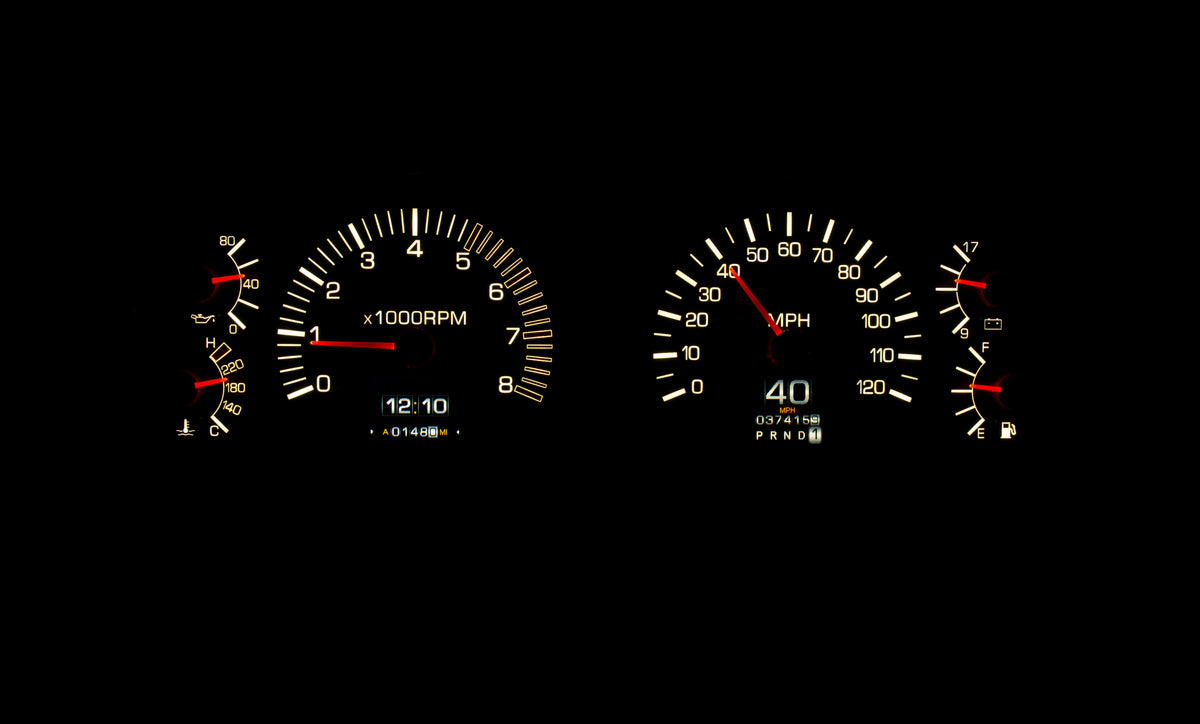 Dakota Digital - Instrument Gauge Cluster - RTX Series - FJ80, FZJ80 1991-1997