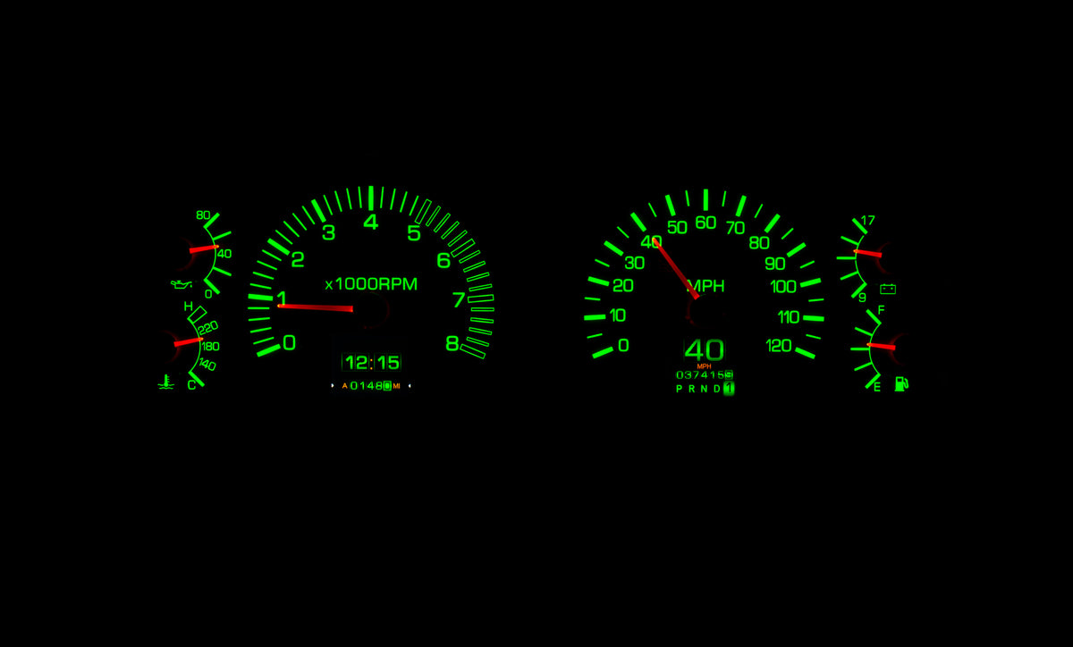 Dakota Digital - Instrument Gauge Cluster - RTX Series - FJ80, FZJ80 1991-1997