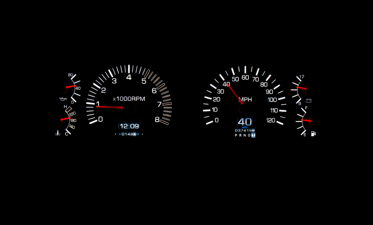 Dakota Digital - Instrument Gauge Cluster - RTX Series - FJ80, FZJ80 1991-1997