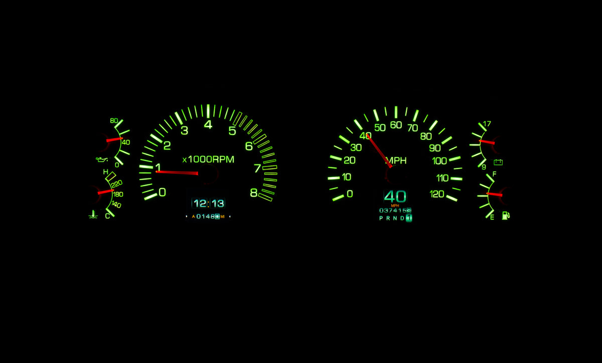 Dakota Digital - Instrument Gauge Cluster - RTX Series - FJ80, FZJ80 1991-1997