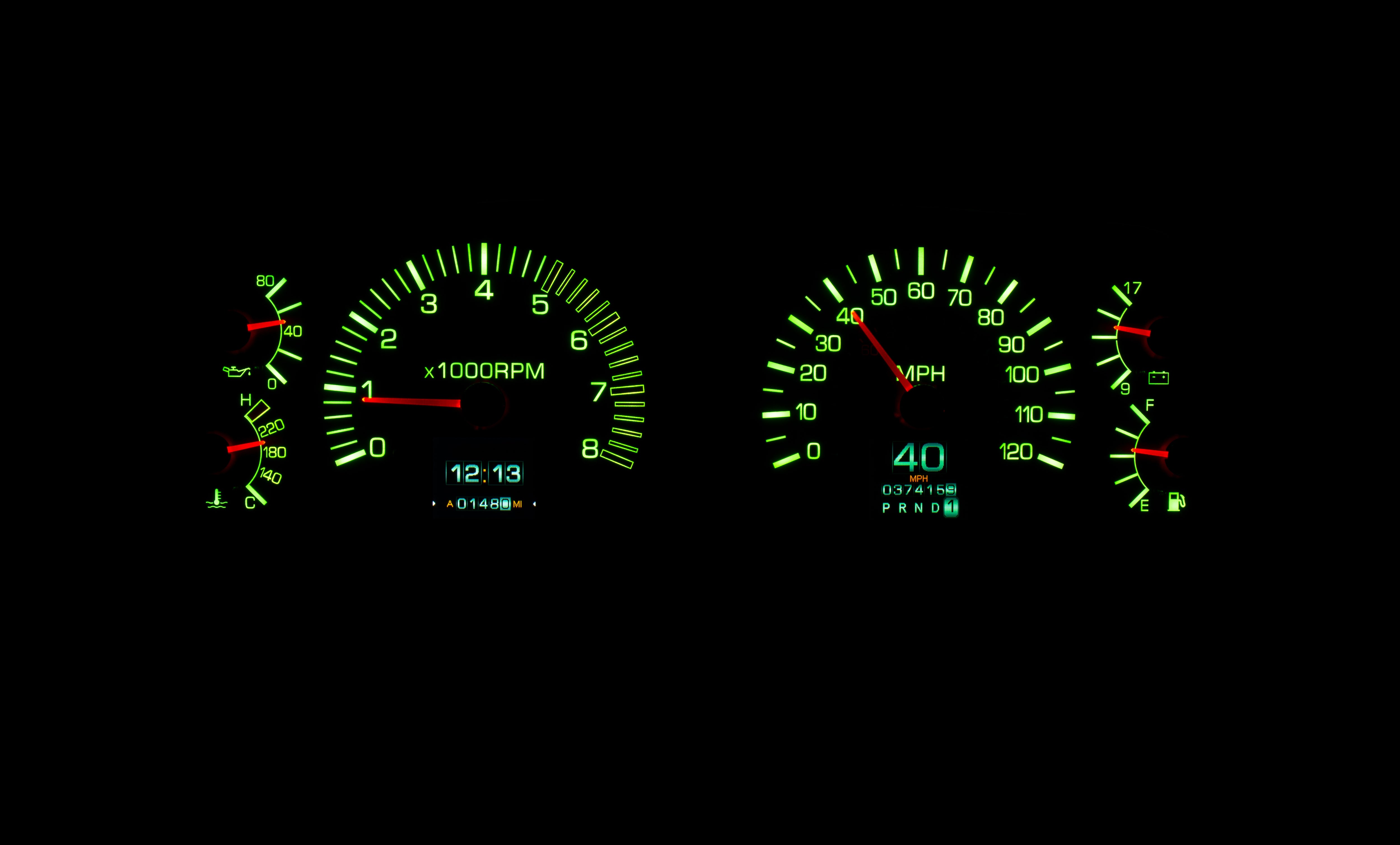 Dakota Digital - Instrument Gauge Cluster - RTX Series - FJ80