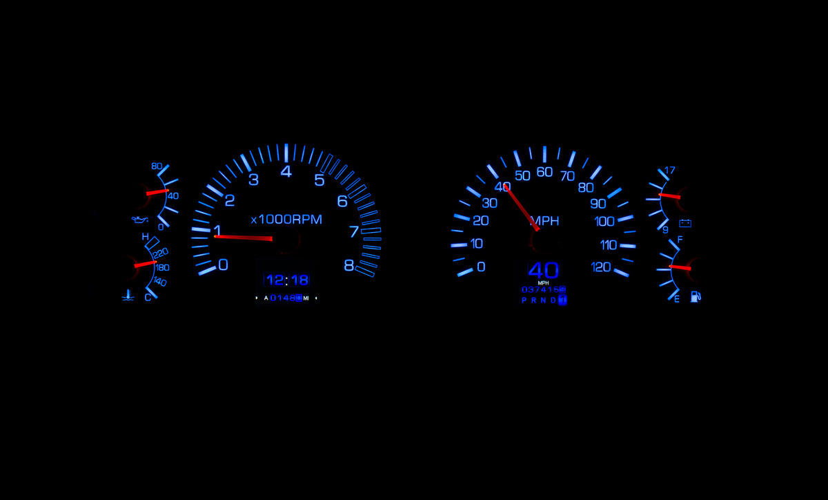 Dakota Digital - Instrument Gauge Cluster - RTX Series - FJ80, FZJ80 1991-1997