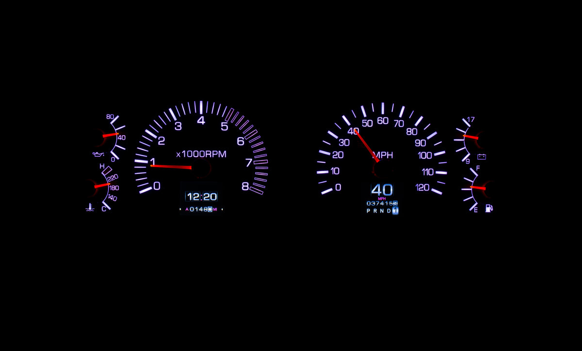Dakota Digital - Instrument Gauge Cluster - RTX Series - FJ80, FZJ80 1991-1997