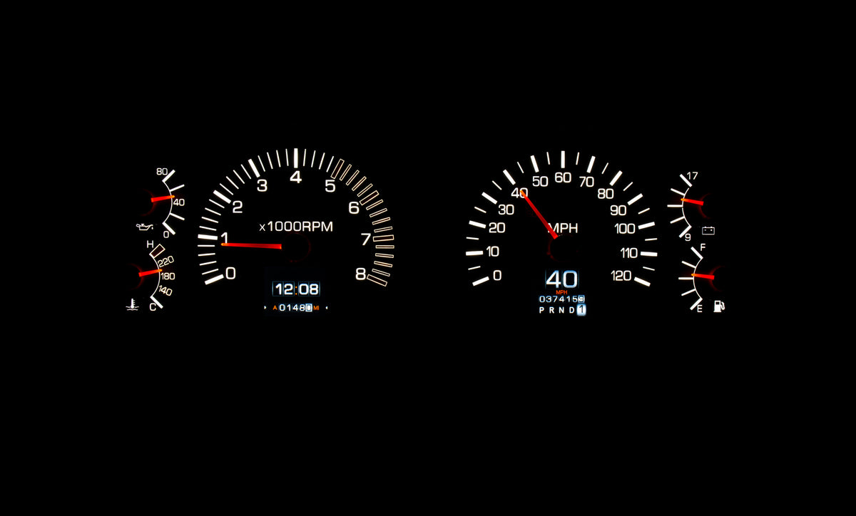 Dakota Digital - Instrument Gauge Cluster - RTX Series - FJ80, FZJ80 1991-1997