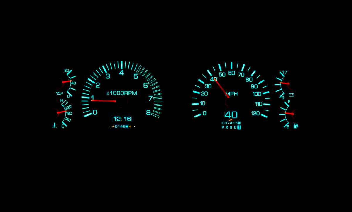 Dakota Digital - Instrument Gauge Cluster - RTX Series - FJ80, FZJ80 1991-1997
