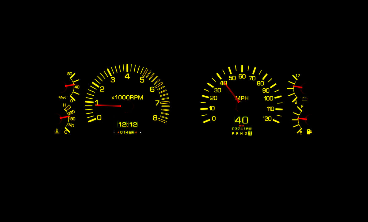 Dakota Digital - Instrument Gauge Cluster - RTX Series - FJ80, FZJ80 1991-1997