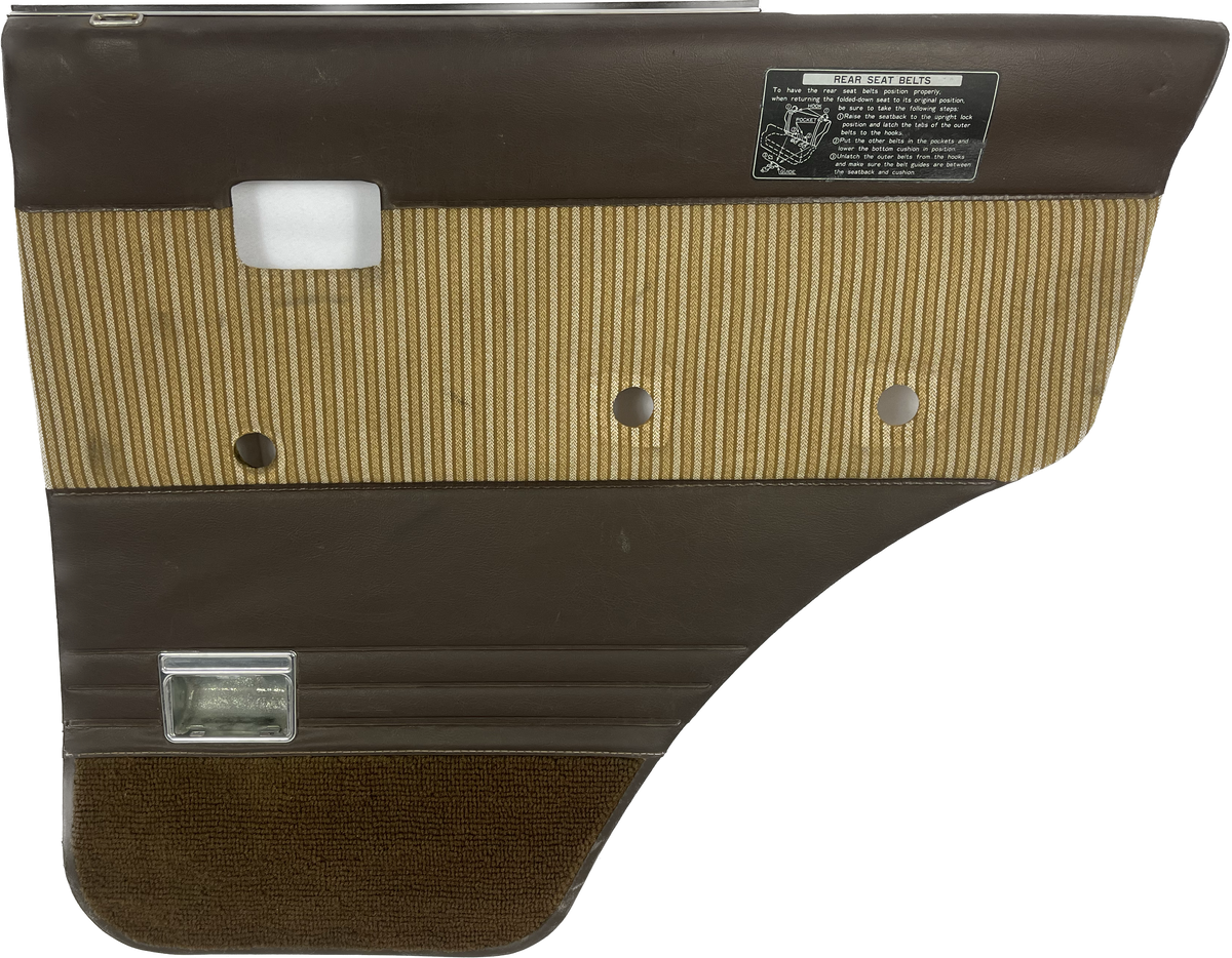 Used - Passenger Rear Brown Door Panel - FJ62 1988-1990
