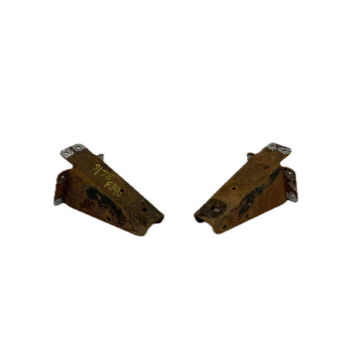 Used - Front Body / Running Board Bracket Mount Pair - FJ40, FJ45 1958-1978