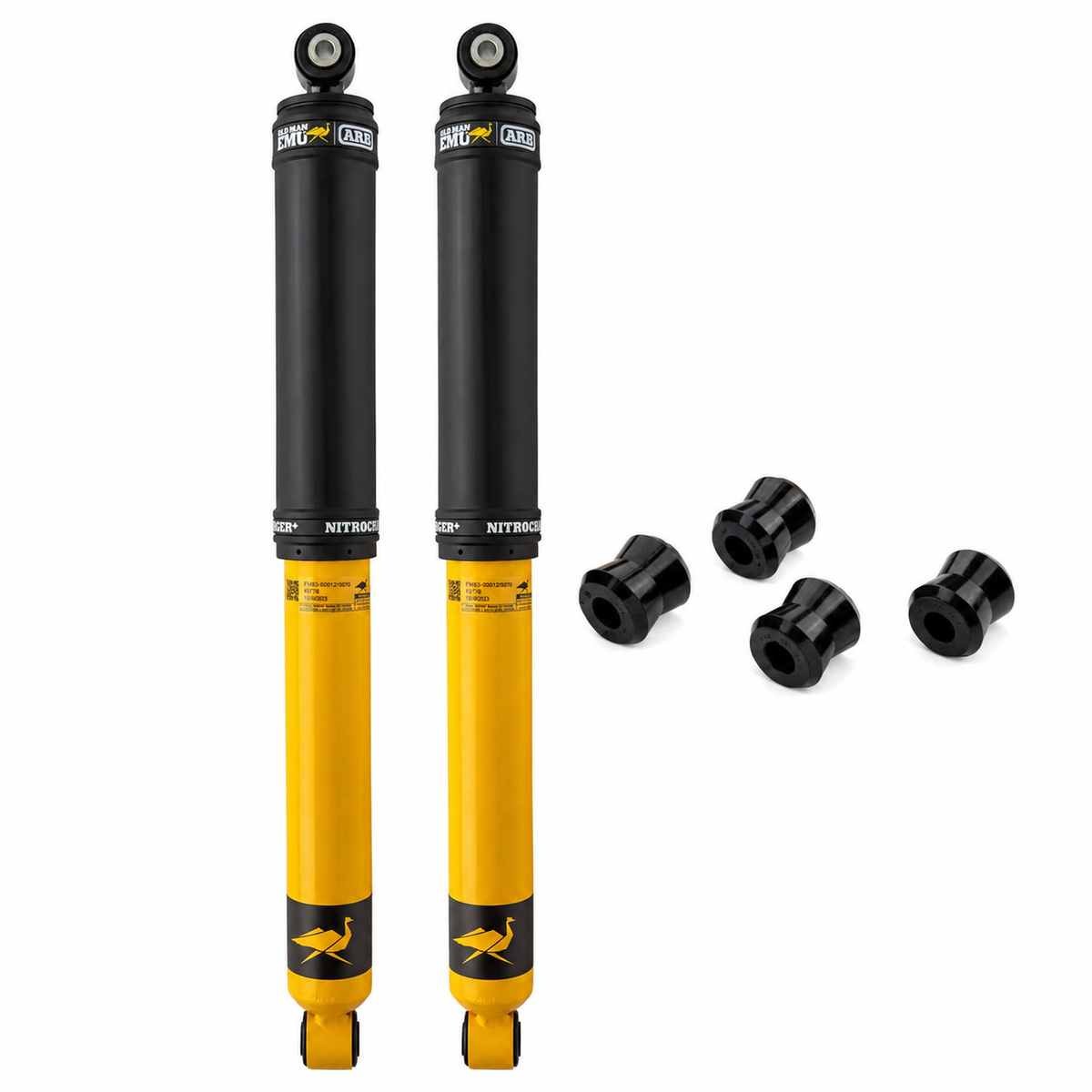 ARB/OME Nitrocharger Plus Rear Shock Kit - 2 Shocks w/ Bushings - FJ40, FJ45, BJ 1958-1984