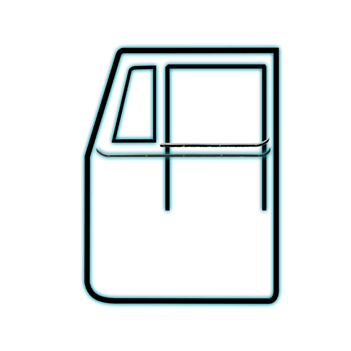 Weatherstrip - Front Door Kit - Right / Driver Side - NON-US, FJ40, FJ45, BJ 1975-1984