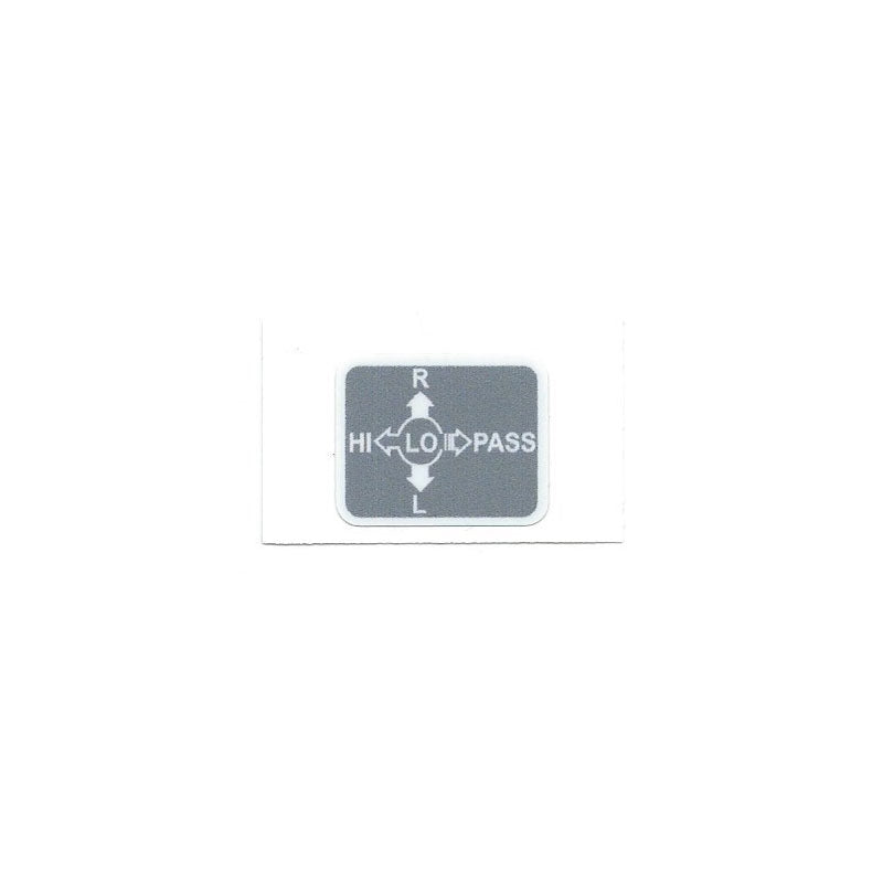 Hi/Lo - Turn Signal - Steering Column - Decal - FJ40 - FJ45 - FJ60