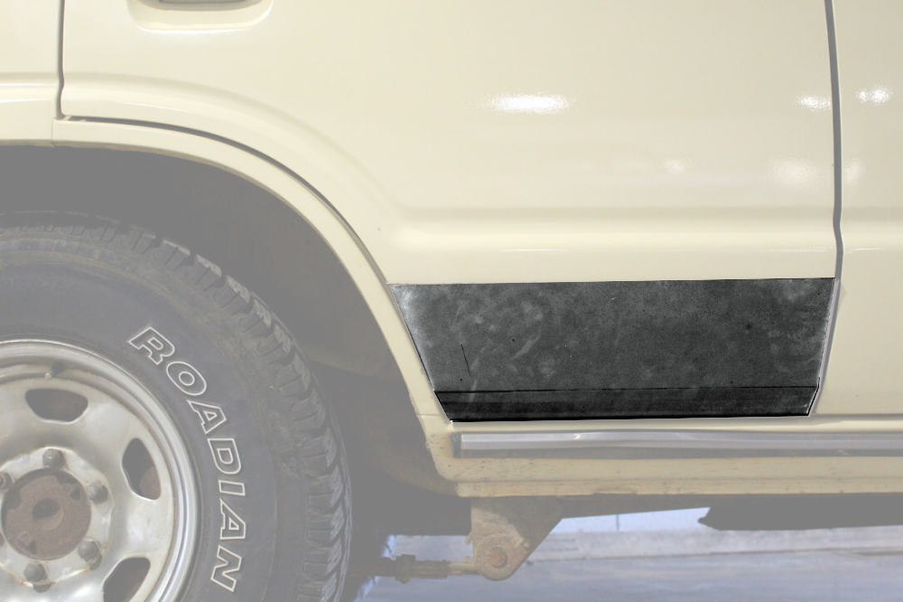 Lower Door Skin - Patch Panel - Right - Rear - FJ60 - FJ62 - BJ - 1980-1990