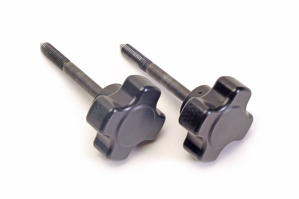 Windshield Dash Screw Knob - Pair - Black - FJ40 - FJ45 - 1968